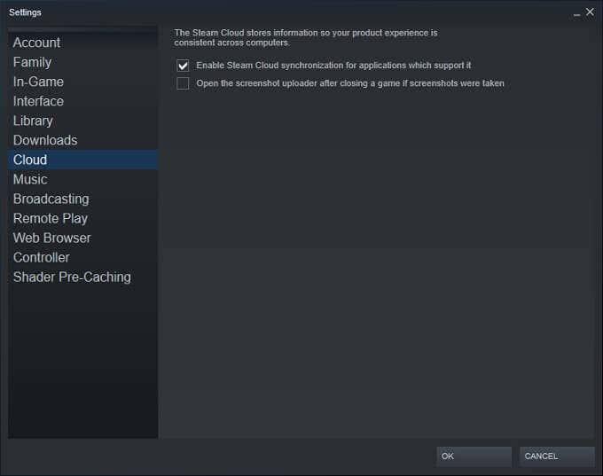 So verwenden Sie Steam Cloud Saves für Ihre Spiele