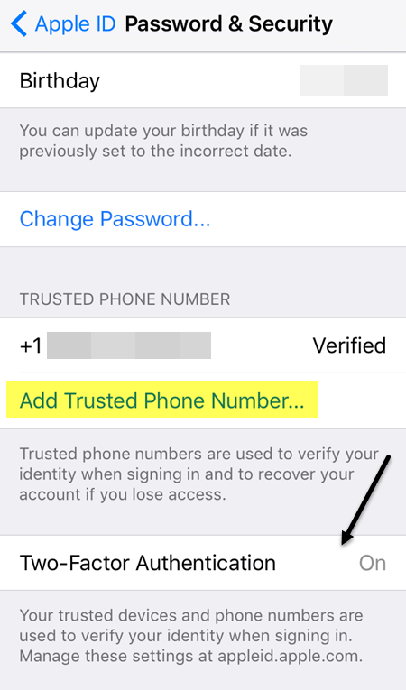 Comment activer l'authentification à deux facteurs pour iCloud sur iOS