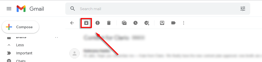 كيف تعمل الأرشفة في Gmail