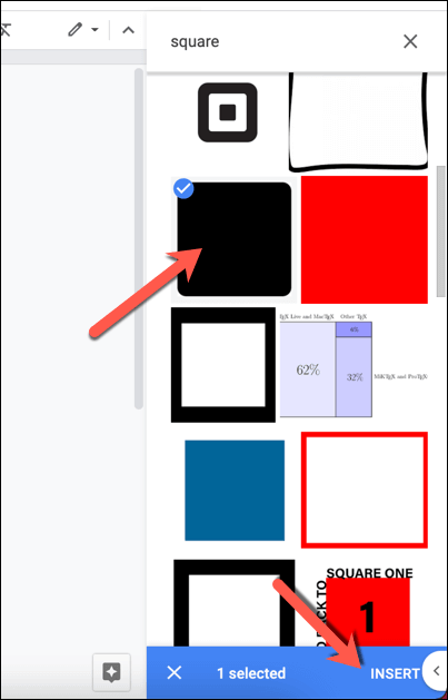 Comment ajouter des formes dans Google Docs