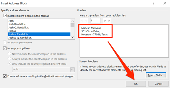 Labels maken in Word vanuit een Excel-spreadsheet