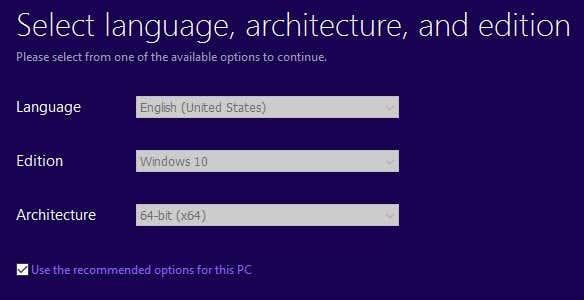 Scarica legalmente Windows 10, 8, 7 e installa da un'unità flash USB
