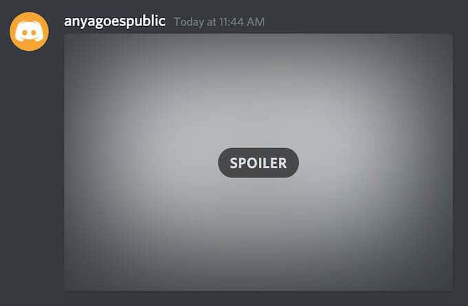 Cum să utilizați etichetele spoiler Discord