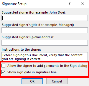 Een handtekening invoegen in een Microsoft Word-document