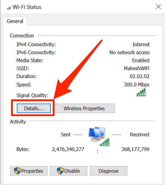 Cómo encontrar la dirección IP de un punto de acceso inalámbrico