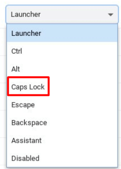 วิธีเปิดหรือปิด Caps Lock บน Chromebook