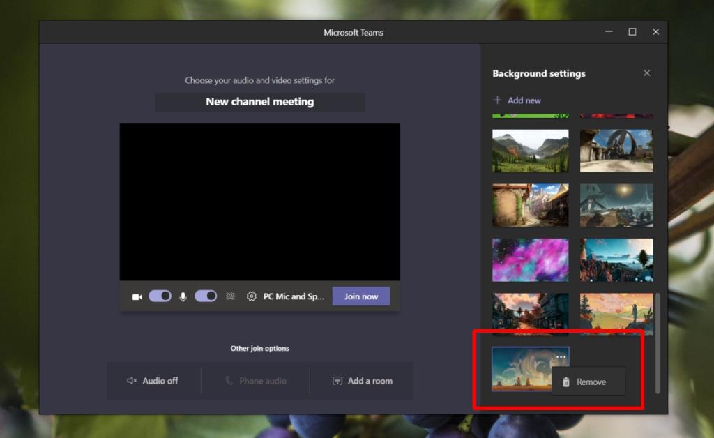 Microsoft Teams toplantılarında özel bir arka plan nasıl ayarlanır?