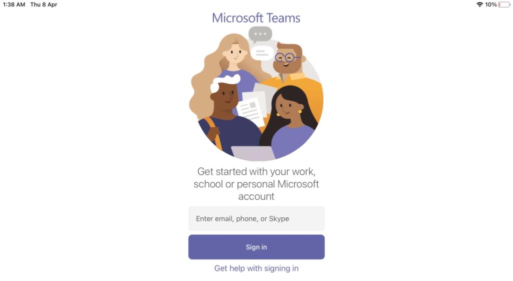 Cara memasang dan menggunakan apl iPad Microsoft Teams