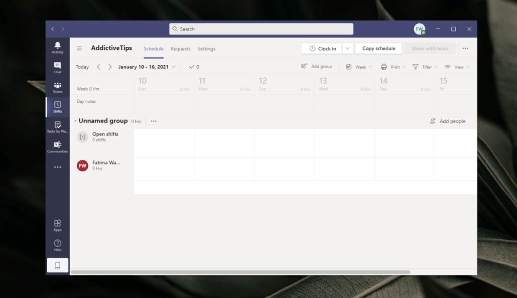 Cara mengaktifkan dan menggunakan Microsoft Teams Shifts