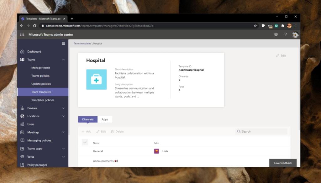 Cómo usar una plantilla de Microsoft Teams