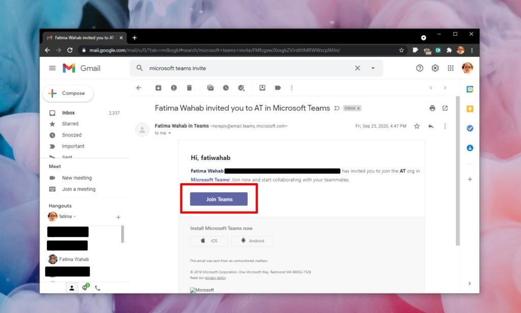 Bagaimana untuk menyertai pasukan dalam Microsoft Teams