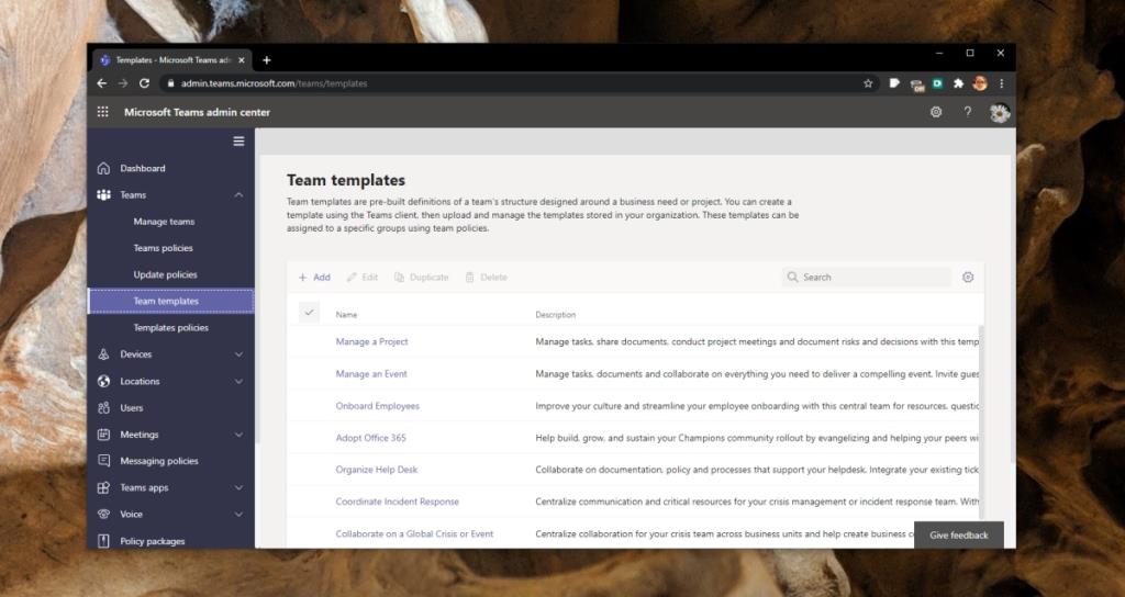 كيفية استخدام قالب Microsoft Teams