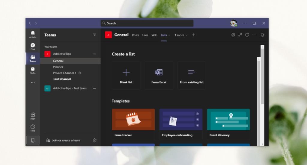 Microsoft Teams listeleri nasıl kurulur ve kullanılır