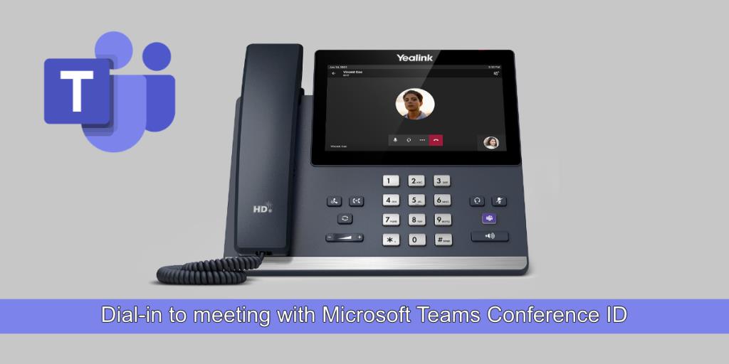 Inbellen bij een vergadering met Microsoft Teams Conference ID