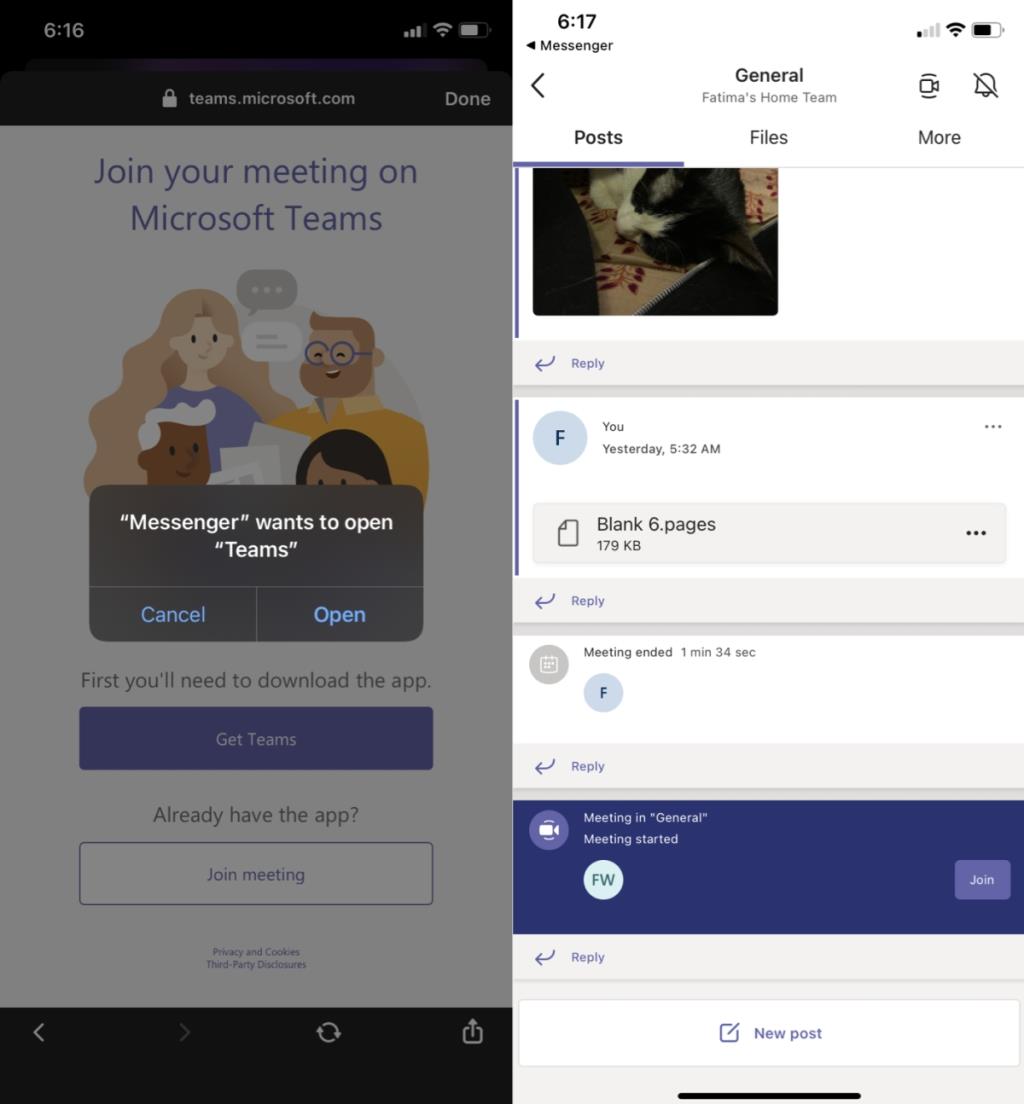 So treten Sie einem Microsoft Teams-Meeting bei