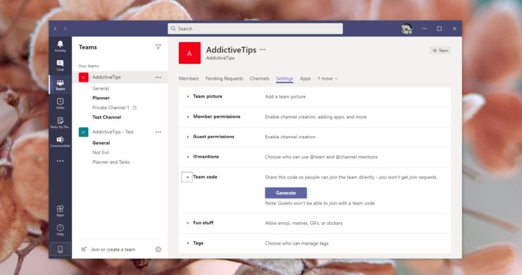 Cómo generar un código de Microsoft Teams