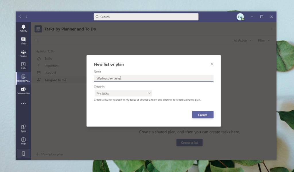 Taken gebruiken in Microsoft Teams