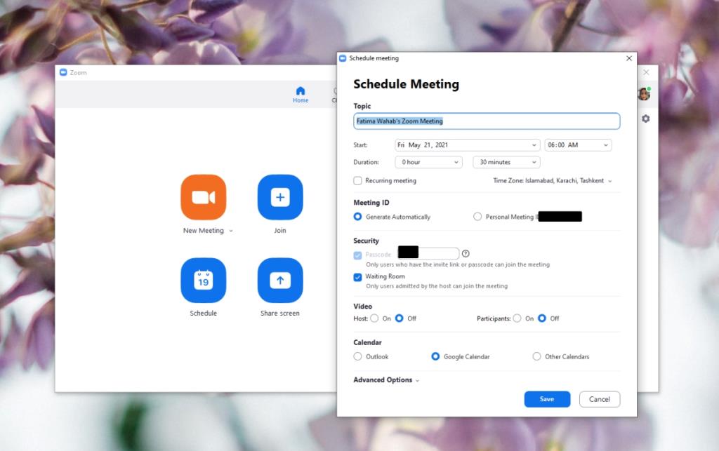 Zoom : planifier une réunion et envoyer des invitations