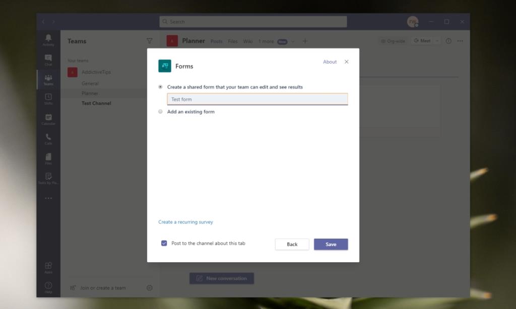 So verwenden Sie Microsoft Teams-Formulare