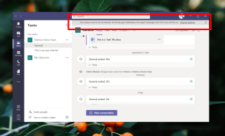 Microsoft Teams DND (Ne pas déranger) ne fonctionne pas lors de la présentation (FIX)