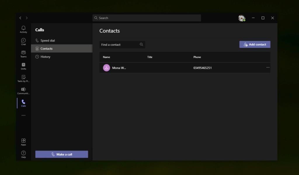 Cómo agregar contactos de Microsoft Teams