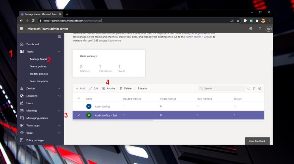 Microsoft Teams: archivia un team, un canale, una conversazione [Guida]