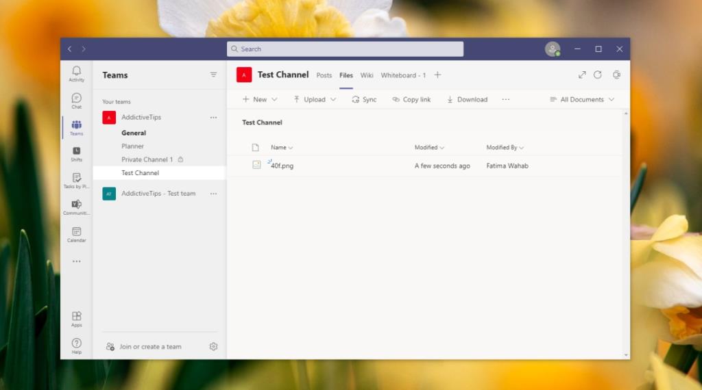 كيفية تحميل الملفات إلى Microsoft Teams