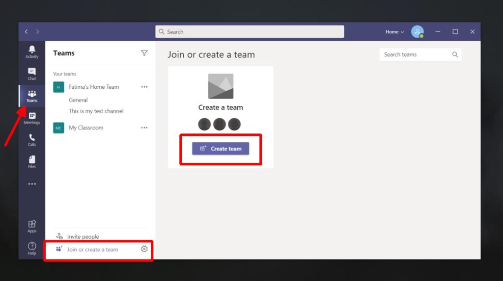 Erstellen eines Teams in Microsoft Teams (und Verwalten von Teams)