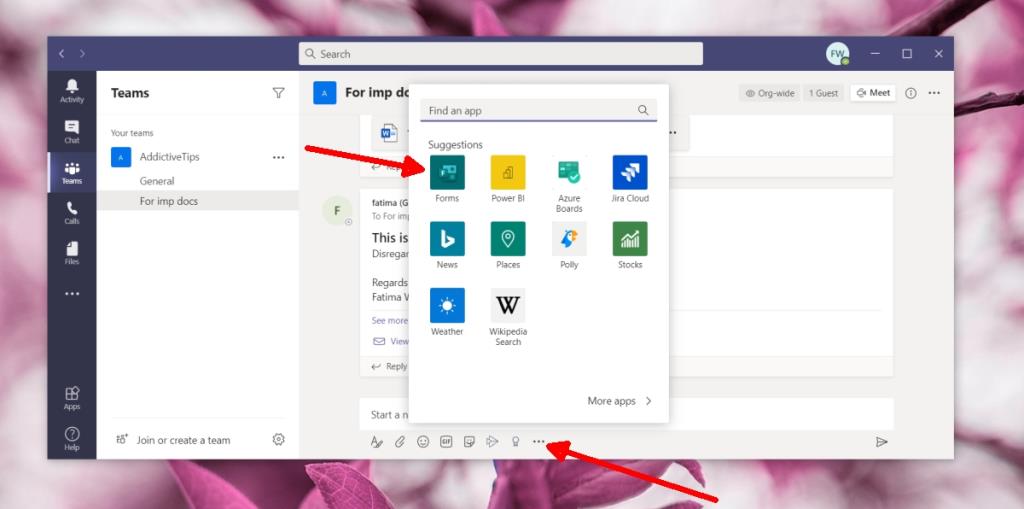 Cara membuat tinjauan pendapat dalam Microsoft Teams