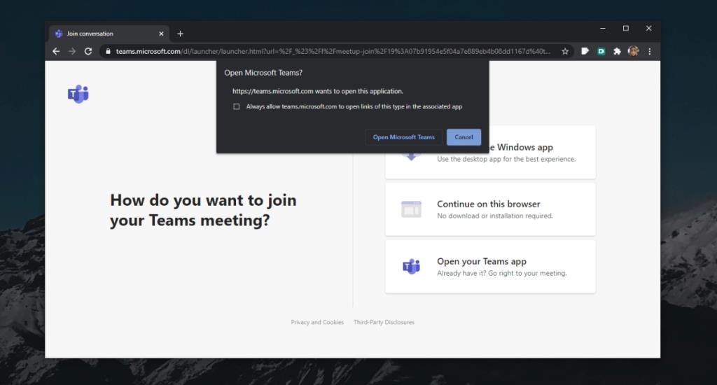 วิธีเข้าร่วมการประชุม Microsoft Teams