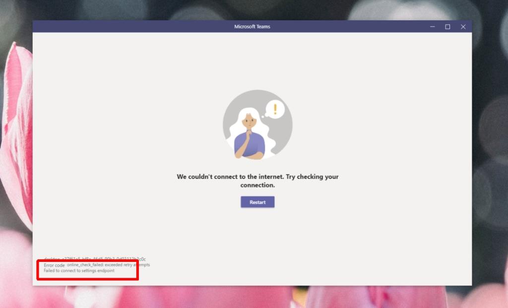 Microsoft Teams отказалась подключиться к конечной точке настроек (ИСПРАВЛЕНО)