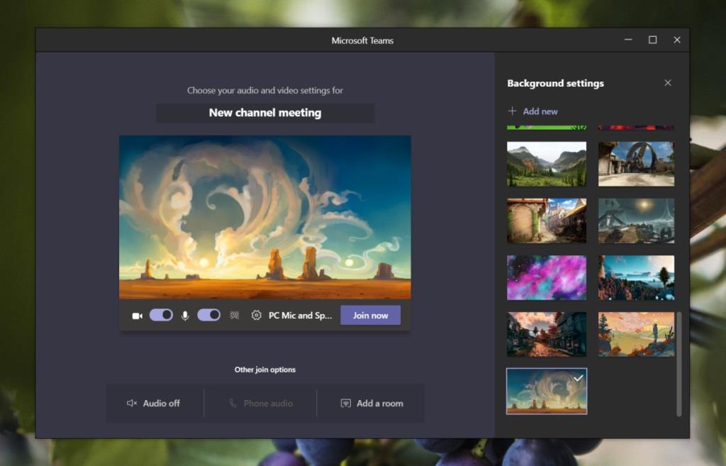 Come impostare uno sfondo personalizzato nelle riunioni di Microsoft Teams