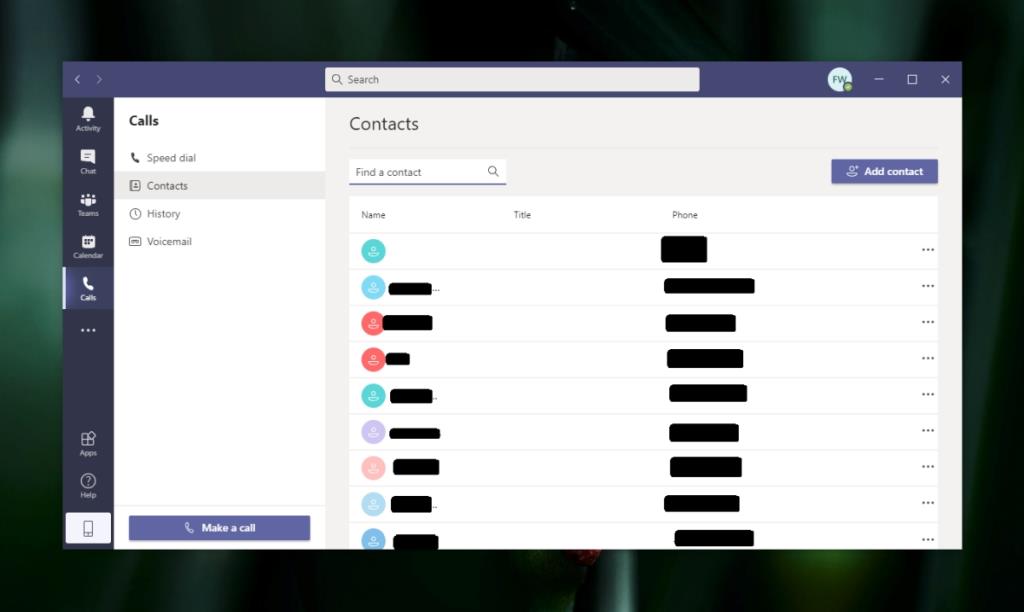 Microsoft Teams non sincronizza i contatti [RISOLTO]