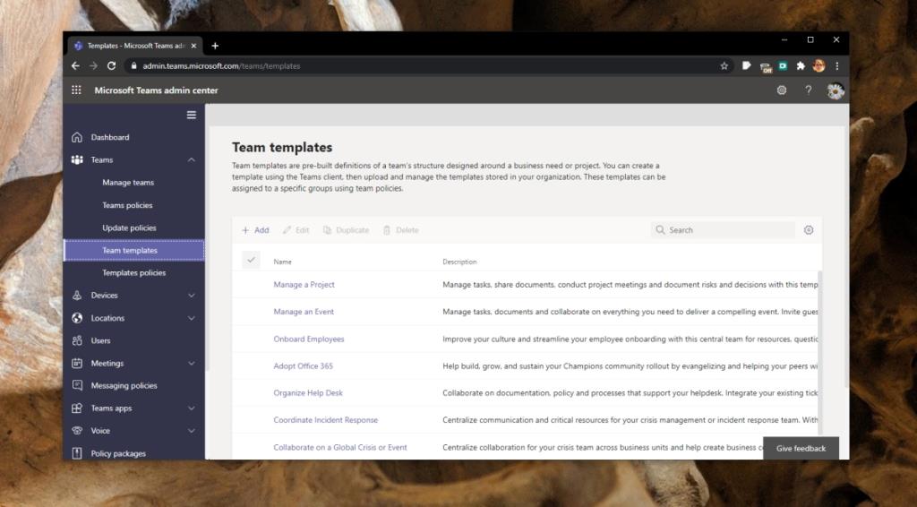 Come utilizzare un modello di Microsoft Teams