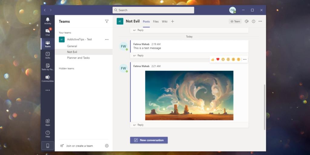 كيفية استخدام الرموز التعبيرية وردود الفعل وملفات GIF الخاصة بـ Microsoft Teams