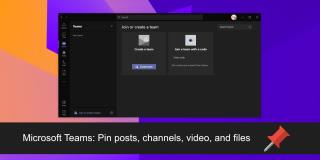 Microsoft Teams: anclar publicaciones, canales, videos y archivos