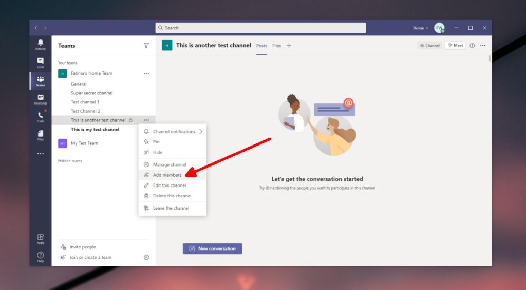 Come creare canali Microsoft Teams