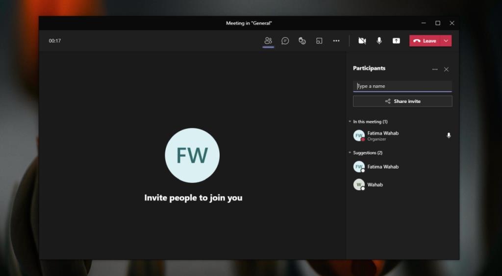 Microsoft Teams: berkongsi audio daripada komputer semasa mesyuarat