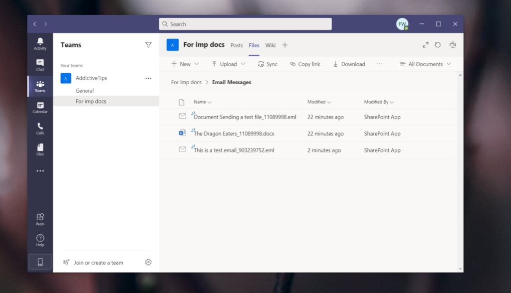 Een e-mail verzenden naar een Microsoft Teams-kanaal