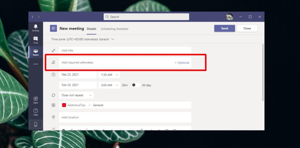 Cara menghantar jemputan mesyuarat Microsoft Teams