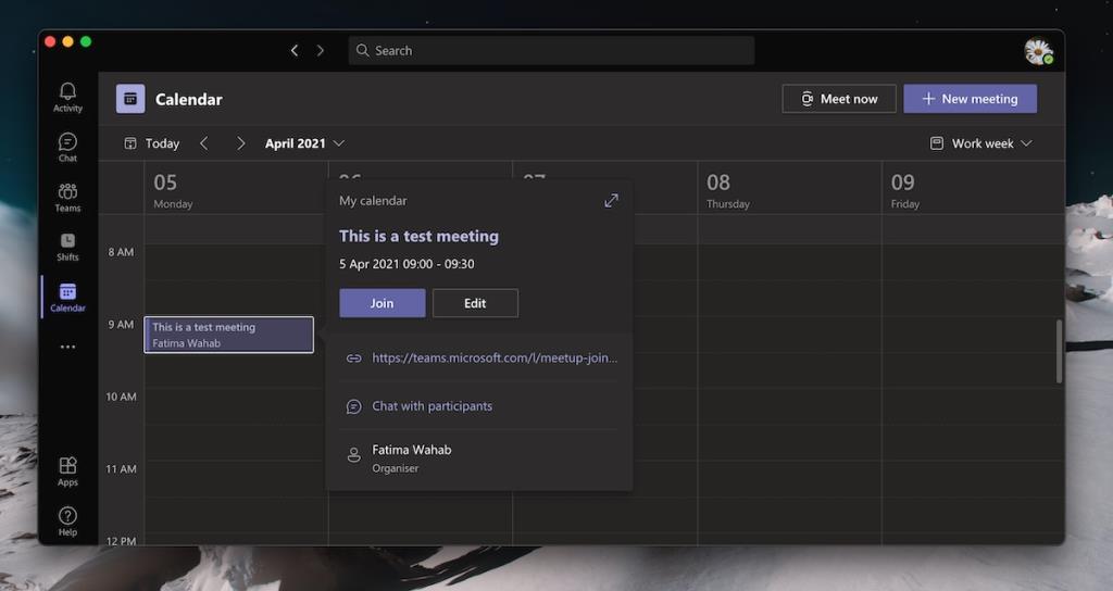 Microsoft Teams'de bir toplantı nasıl iptal edilir