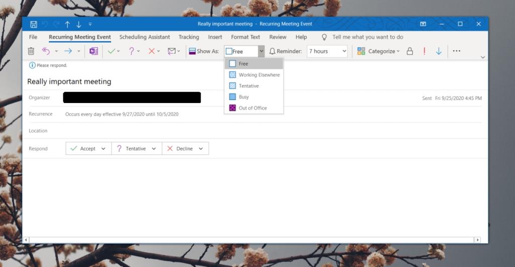 Status Microsoft Teams Tersekat di Luar Pejabat (TETAP)