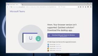 إصدار مستعرض Microsoft Teams غير مدعوم [تم الإصلاح]