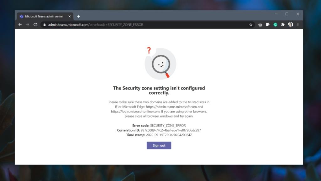 Errore di impostazione della zona di sicurezza di Microsoft Teams: ecco come risolverlo