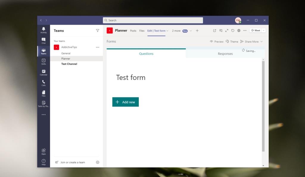 Comment utiliser les formulaires Microsoft Teams