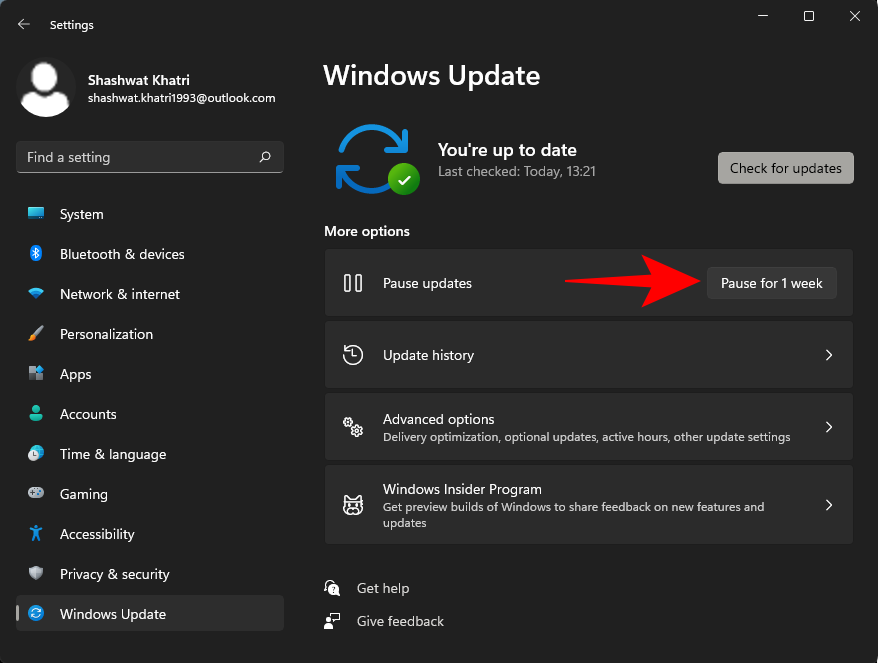 Como desativar atualizações no Windows 11