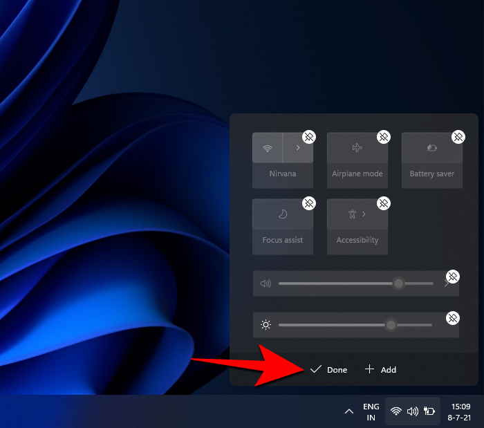 Comment ajouter, supprimer ou modifier l'ordre des raccourcis dans Windows 11 Action Center