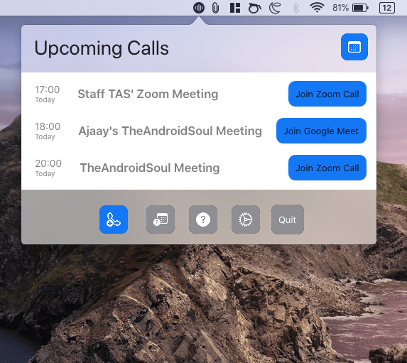 Come partecipare istantaneamente alle riunioni su Google Meet, Zoom, Microsoft Teams e altro su un Mac