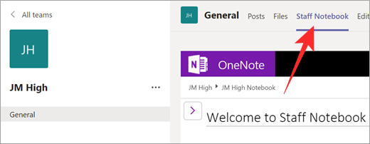 OneNote toevoegen en gebruiken in Microsoft Teams