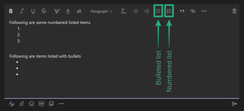 Como formatar suas mensagens no Microsoft Teams